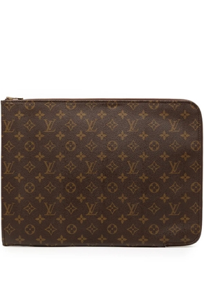 Louis Vuitton Pre-Owned 1988 Monogram Poche Documents Portfolio business bag - Brown