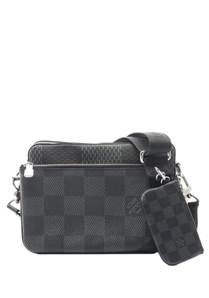 Louis Vuitton Pre-Owned 2010-2026 Damier Graphite Trio Messenger shoulder bag - Black