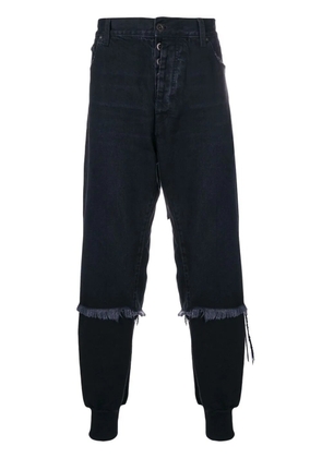 UNRAVEL PROJECT layered jeans - Black