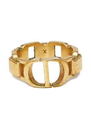 Christian Dior Pre-Owned CD- motif ring - Gold