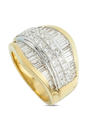 LB Exclusive 18k yellow diamond multi-row ring - Gold