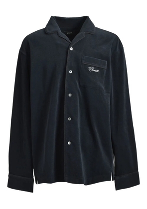 BREATH script-logo shirt - Black