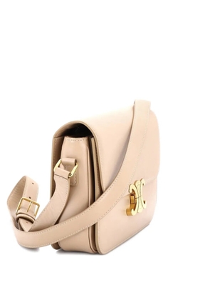 Celine Pre-Owned Triomphe Shoulder Bag Smooth Calfskin Medium crossbody bag - Neutrals