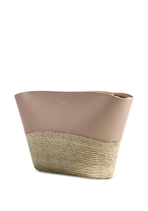 Altuzarra basket-shape clutch bag - Neutrals