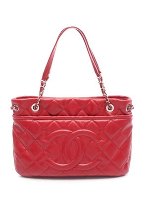 CHANEL Pre-Owned 2012-2013 Quilted Caviar Soft Shopper tote bag - Red