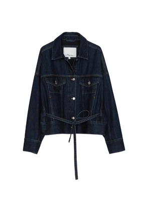 3.1 Phillip Lim tie-waist cotton jacket - Blue