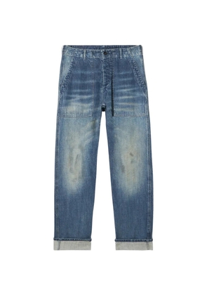 Fortela fatigue pocket wash denim jeans - Blue