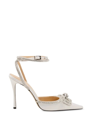 MACH & MACH double-bow heeled pumps - White