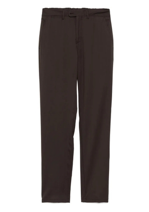 Fedeli virgin-wool straight-leg trousers - Brown