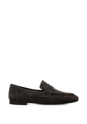 BLACK SUEDE STUDIO Arrow slip-on suede loafers - Brown