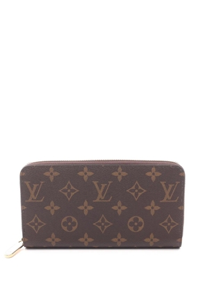 Louis Vuitton Pre-Owned 2021-2026 Monogram Zippy Wallet long wallets - Brown