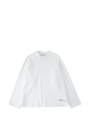 Studio Nicholson raglan sleeve platt T-shirt - White