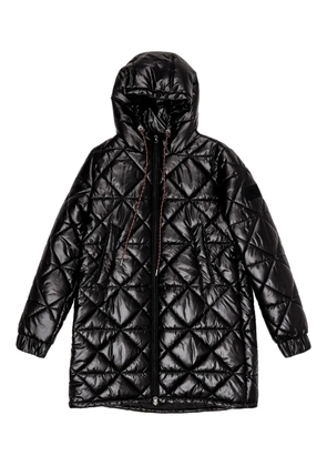 Bimba y Lola hooded quilted coat - Black