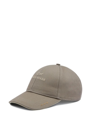 Paul & Shark logo-embroidered cotton baseball cap - Neutrals