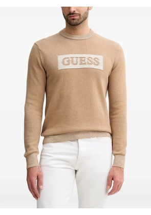 GUESS USA logo-detail sweater - Neutrals