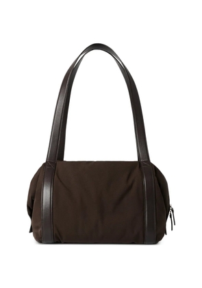 Studio Nicholson Club leather-trim shoulder bag - Brown