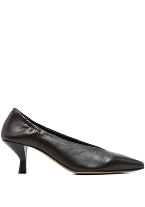 Pomme D´Or pointed leather pumps - Brown