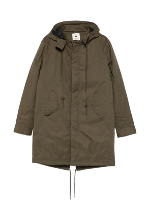 ANERKJENDT hooded drawstring-hem jacket - Green