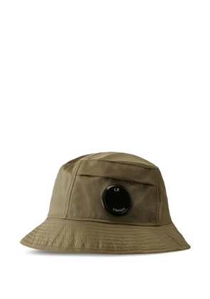 C.P. Company logo-patch bucket hat - Neutrals