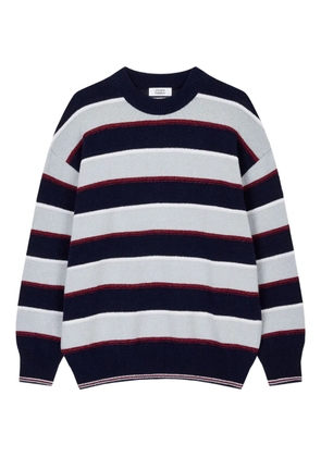 TOMBOY stripe crew-neck sweater - Blue