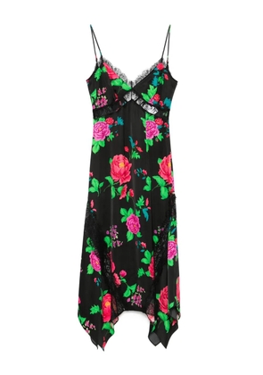 NISSA backless midi dress - Black