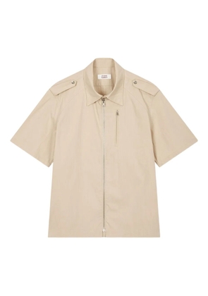 TOMBOY zip-fastening short-sleeve shirt - Neutrals