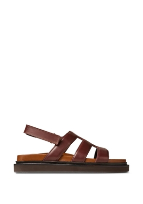 Jimmy Choo Cove leather sandals - Brown