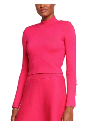 Cara Cara turtleneck button-detailing sweater - Pink