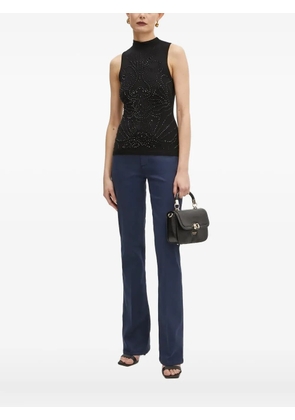 GUESS USA embellished mock-neck top - Black