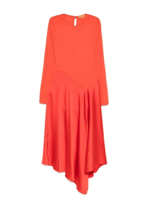 Stine Goya long-sleeved asymmetric dress - Red
