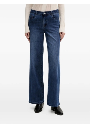 Joseph Ribkoff wide-leg denim jeans - Blue