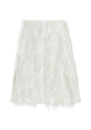 Studio Nicholson Roeper midi skirt - White