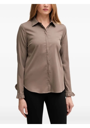 Mos Mosh Mattie ruffled-cuffs shirt - Brown