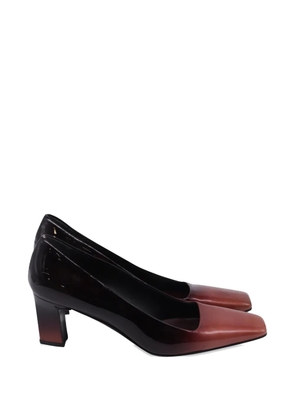 Prada Pre-Owned ombre square-toe pumps - Brown