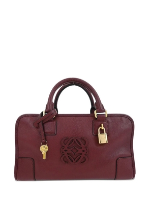 Loewe Pre-Owned 2010 28 Amazona leather tote bag - Red