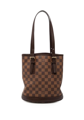 Louis Vuitton Pre-Owned 1998 Damier Ebene Marais bucket bag - Brown