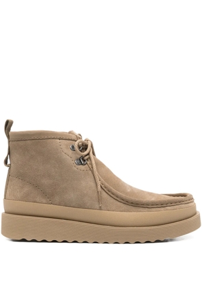 Clarks Originals Wallabee lace-up leather boots - Neutrals