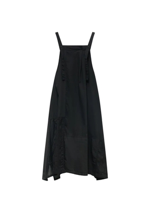 Y's square-neck dress - Black