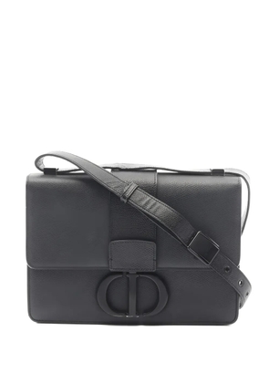 Christian Dior Pre-Owned 2000s logo-plaque Montaigne shoulder bag - Black