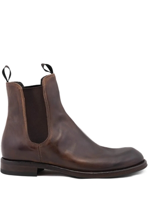 Shoto pull-tab chelsea boots - Brown