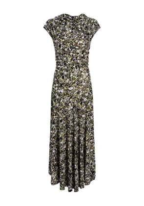 Proenza Schouler Tamara printed midi dress - Black