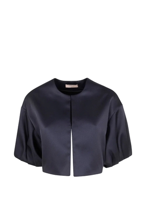 TWINSET short-sleeve cropped jacket - Blue