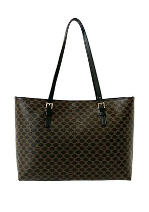 Celine Pre-Owned 2000 Macadam Coated Canvas tote bag - Black