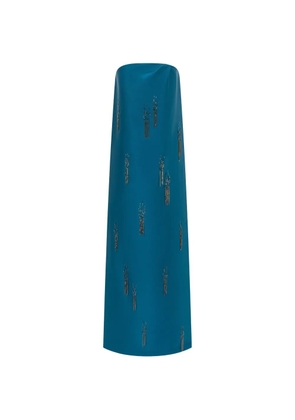 Rami Al Ali embellished-cape jumpsuit - Blue