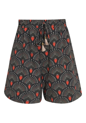 Lygia & Nanny Cannes floral-print shorts - Grey