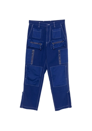 Issey Miyake Pre-Owned cotton cargo pants - Blue