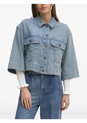Mos Mosh flap-pocket jacket - Blue