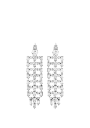 ISHARYA radiant waterfall earrings - Silver