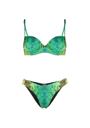 Noire Swimwear push-up v-cut bottom - Green