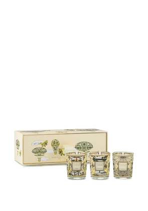 Baobab Collection Travel Trio box candles - Gold